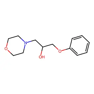 1-Morpholin-4-yl-3-phenoxy-propan-2-ol structure