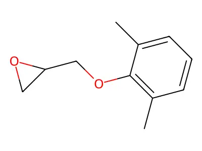 2-((2,6-Dimethylphenoxy)methyl)oxirane structure
