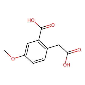 2-(Carboxylatomethyl)-5-methoxybenzoate structure
