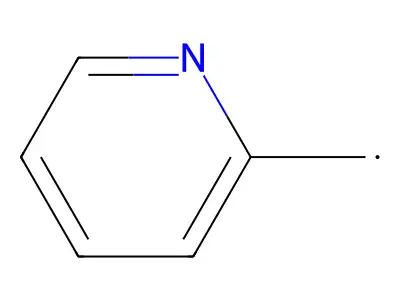 2-Pyridylmethyl radical structure
