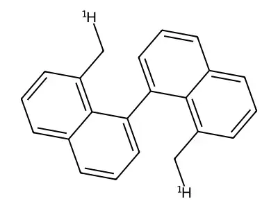 1,1'-Binaphthalene, 8,8'-di(methyl-d)- structure