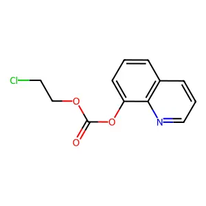 2-Chloroethyl quinolin-8-yl carbonate structure