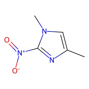 Imidazole, 1,4-dimethyl-2-nitro- structure