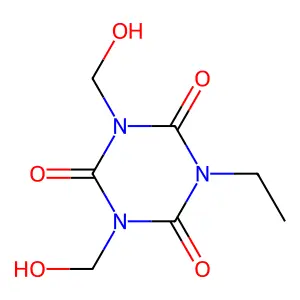 1-Ethyl-3,5-bis(hydroxymethyl)-1,3,5-triazine-2,4,6(1H,3H,5H)-trione structure