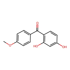 (2,4-Dihydroxyphenyl)(4-methoxyphenyl)methanone structure