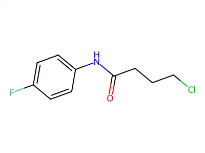 4-chloro-N-(4-fluorophenyl)butanamide structure