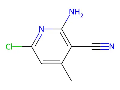 2-Amino-6-chloro-4-methylnicotinonitrile structure
