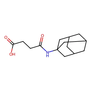 4-(1-Adamantylamino)-4-oxobutanoic acid structure