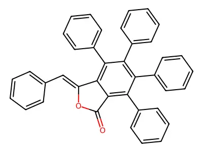 3-Benzylidene-4,5,6,7-tetraphenyl-2-benzofuran-1-one structure