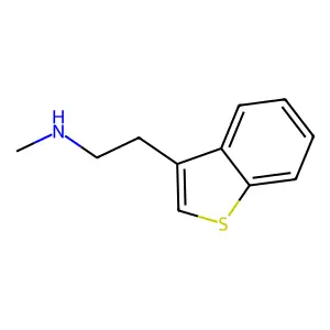 N-甲基苯并[b]噻吩-3-乙胺 structure