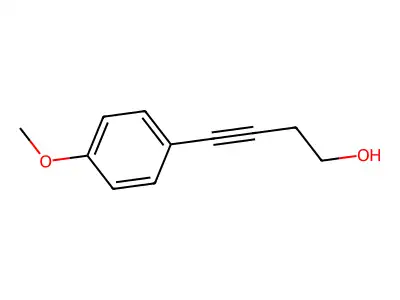 4-(4-Methoxyphenyl)but-3-yn-1-ol structure