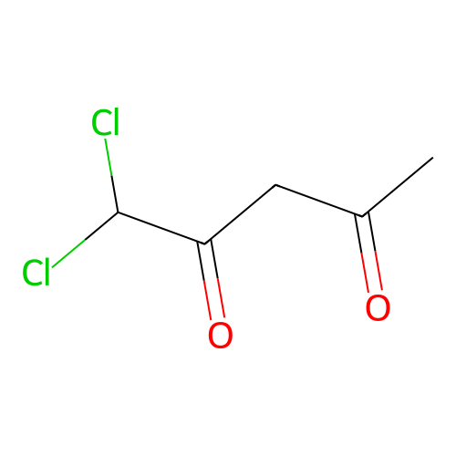 1,1-Dichloro-2,4-pentanedione structure