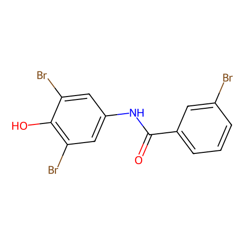 3-bromo-N-(3,5-dibromo-4-hydroxyphenyl)benzamide structure