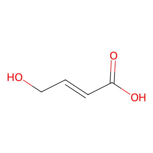 trans-4-Hydroxycrotonic acid structure