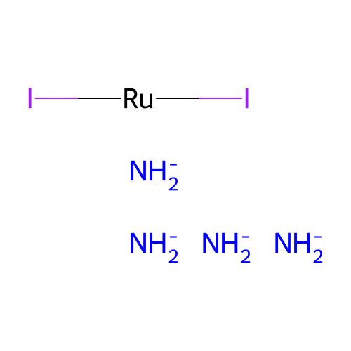 Azanide;diiodoruthenium structure