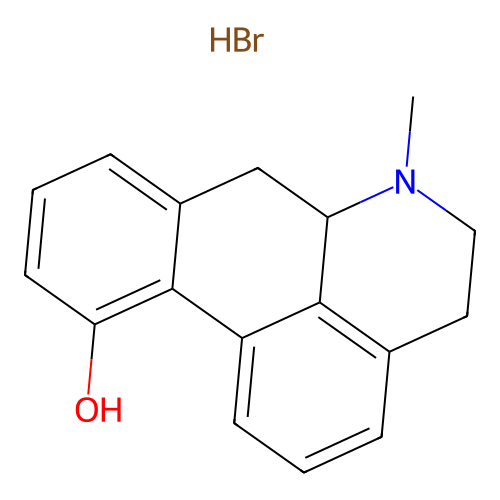 11-Hydroxyaporphine hydrobromide structure