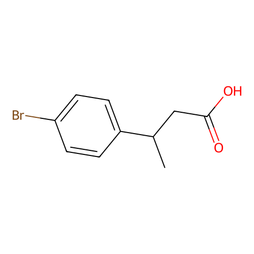 3-(4-Bromophenyl)butanoic acid structure