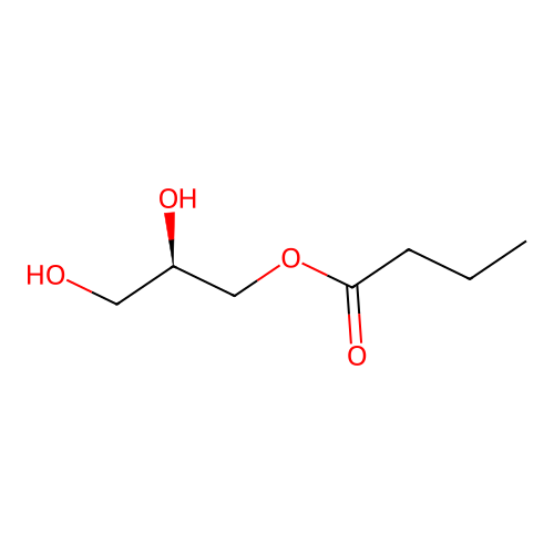 Monobutyrin, (R)- structure