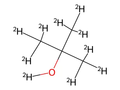 (2H10)-2-Methylpropan-2-ol structure