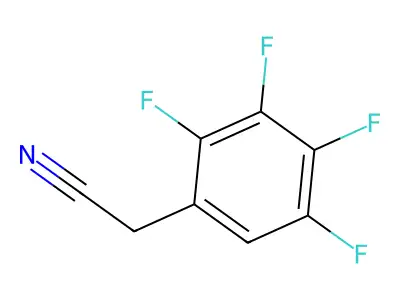 2,3,4,5-Tetrafluorophenylacetonitrile structure