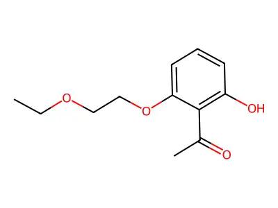 1-[2-(2-Ethoxyethoxy)-6-hydroxyphenyl]ethan-1-one structure