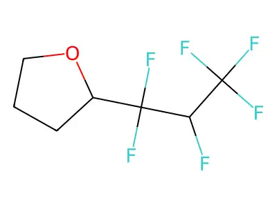 2-(1,1,2,3,3,3-Hexafluoropropyl)tetrahydrofuran structure