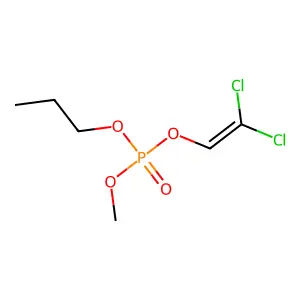 2,2-Dichloroethenyl methyl propyl phosphate structure