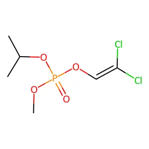 2,2-Dichloroethenyl methyl propan-2-yl phosphate structure