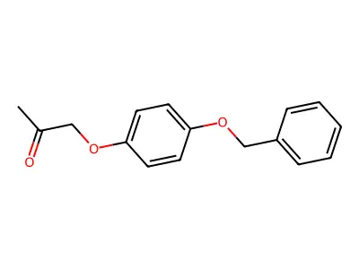 (4-(Benzyloxy)-phenoxy)-2-propanone structure