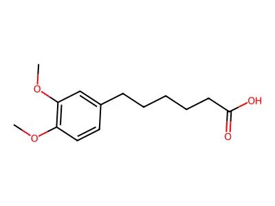 6-(3,4-dimethoxyphenyl)hexanoic Acid structure