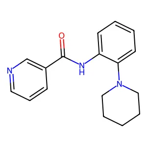 N-(2-piperidin-1-ylphenyl)pyridine-3-carboxamide structure