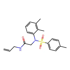 2-(2,3-dimethyl-N-(4-methylphenyl)sulfonylanilino)-N-prop-2-enylacetamide structure