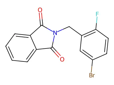 N-(5-Bromo-2-fluorobenzyl)phthalimide structure