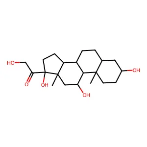 Tetrahydrocortisol structure