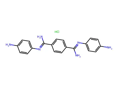 1-N',4-N'-bis(4-aminophenyl)benzene-1,4-dicarboximidamide structure