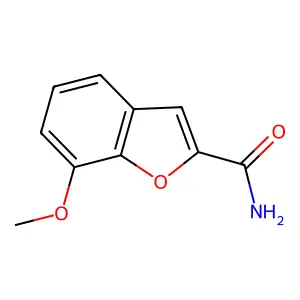 7-Methoxy-1-benzofuran-2-carboxamide structure