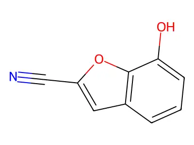 7-羟基苯并呋喃-2-甲腈 structure