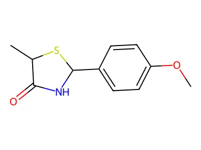 2-(4-Methoxyphenyl)-5-methyl-2,5-dihydro-1,3-thiazol-4-ol structure
