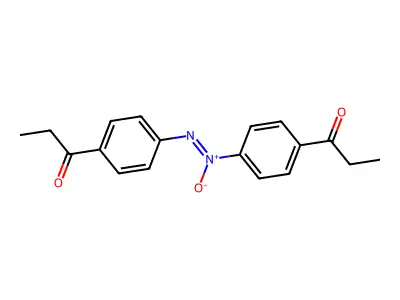 4,4'-Dipropionylazoxybenzene structure