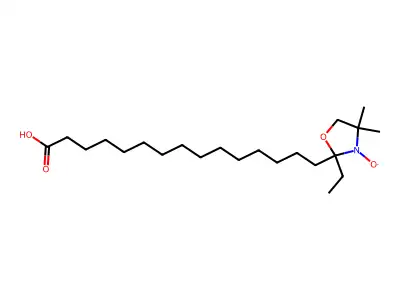 [2-(14-Carboxytetradecyl)-2-ethyl-4,4-dimethyl-1,3-oxazolidin-3-yl]oxidanyl structure