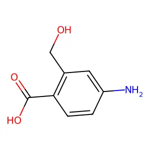 4-氨基-2-(羟甲基)苯甲酸 structure