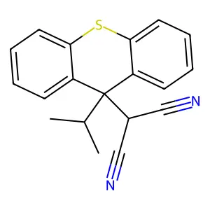 2-(9-异丙基噻吨-9-基)丙二腈 structure