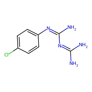 (4-Chlorophenyl)biguanide structure