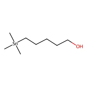5-(Trimethylstannyl)-1-pentanol structure