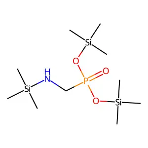 Phosphonic acid, [[(trimethylsilyl)amino]methyl]-, bis(trimethylsilyl) ester structure