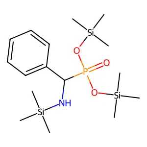 Bis(trimethylsilyl) phenyl[(trimethylsilyl)amino]methylphosphonate structure