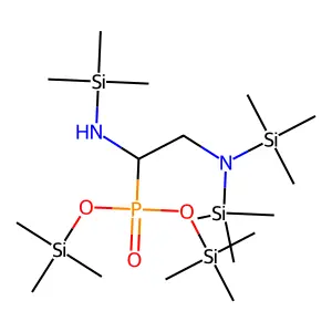 [2-[Bis amino]-1-[ amino]ethyl]phosphonicacidbis ester structure