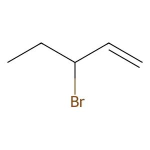 3-Bromo-1-pentene structure