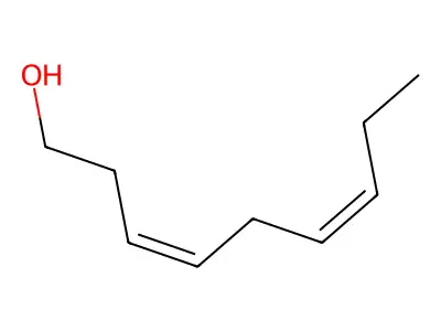 (3E,6E)-nona-3,6-dien-1-ol structure