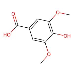 丁香酸 structure